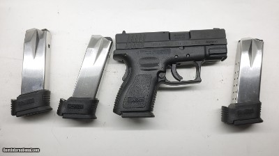 Springfield XD XD-9 Sub Compact 9mm in case 4 x mags - Image 14 of 16