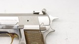 Browning Hi-power 9mm Made in Belgium 1980 Nickel - 14 of 19