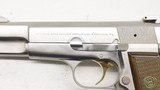 Browning Hi-power 9mm Made in Belgium 1980 Nickel - 15 of 19
