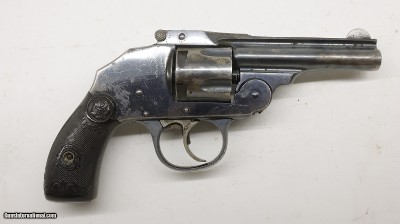 Iver Johnson top break hammerless 38 S&W Blued