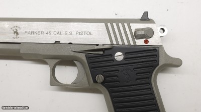 Wyoming Arms Parker 1911 45 ACP Stainless 2 x Mags - Image 14 of 17