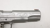 Colt 1911 Gold Cup Light Custom shop B hand engraved O5070GCL - 7 of 18