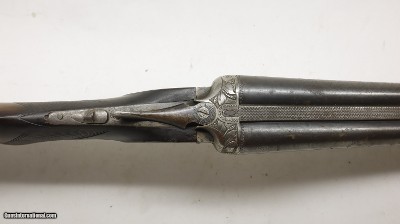 Belgium Boxlock Side by Side 12ga 30