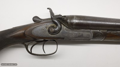 H Dean Durham Hammer gun, Belgium 16ga 30