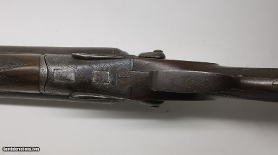 H Dean Durham Hammer gun, Belgium 16ga 30