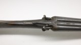 Ward & Son English made Hammer gun 12ga 29