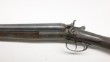 Ward & Son English made Hammer gun 12ga 29