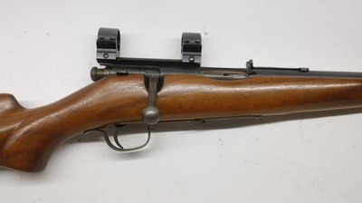 Savage 24D 24 D 22 Hornet, vintage rifle with rings