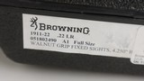 Browning 1911-22 A1 Full size 2014 Factory demo cased 051802490 - 12 of 12