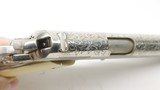 Remington Rand Colt 1911 1911A1 45 APC 1943 Engraved Nickel Ivory - 9 of 20