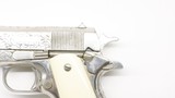 Remington Rand Colt 1911 1911A1 45 APC 1943 Engraved Nickel Ivory - 16 of 20