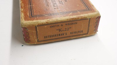 Smith & Wesson S&W K22 Outdoorsman Red box 1930's - Image 22 of 24