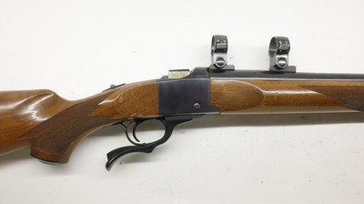 Ruger Number 1 22 250 Rem 24" barrel 1" Rings 1982 Red Pad