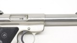 Ruger Mark II Target Stainless 22LR, 5.5