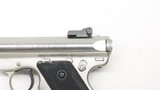 Ruger Mark II Target Stainless 22LR, 5.5
