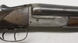 Belgium made Side by Side boxlock 12ga 30