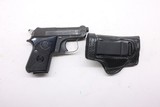 Beretta 950 BS 950BS 25 ACP in holster - 2 of 15