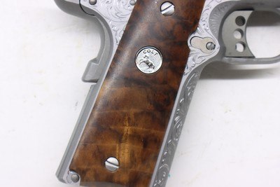 Colt 1911 Gold Cup Lite Custom Shop Factory Hand Engraved D - Image 5 of 18