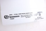 Colt Python Factory Engraved D 357 Mag 6