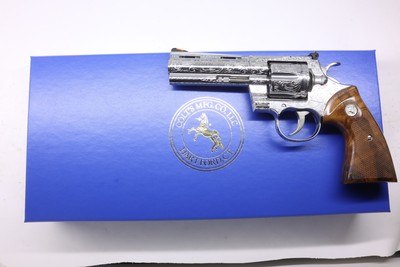 Colt Python Factory Engraved D 357 Mag 4.25