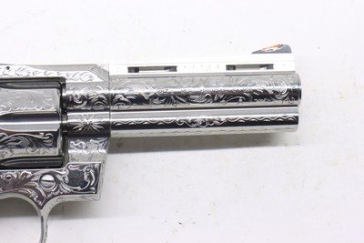 Colt Python Factory Engraved D 357 Mag 4.25