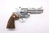 Colt Python Factory Engraved D 357 Mag 4.25