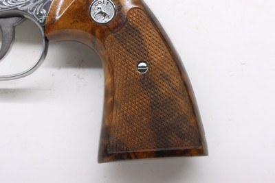 Colt Python Factory Engraved D 357 Mag 4.25