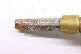 Unmarked percussion conversion from Flintlock Civil war 50 caliber pistol - Image 14 of 21