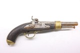 Unmarked percussion conversion from Flintlock Civil war 50 caliber pistol