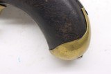 Unmarked percussion conversion from Flintlock Civil war 50 caliber pistol - Image 15 of 21