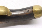 Unmarked percussion conversion from Flintlock Civil war 50 caliber pistol - Image 12 of 21