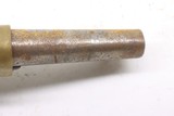 Unmarked percussion conversion from Flintlock Civil war 50 caliber pistol - Image 7 of 21