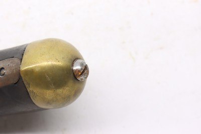 Unmarked percussion conversion from Flintlock Civil war 50 caliber pistol - Image 11 of 21