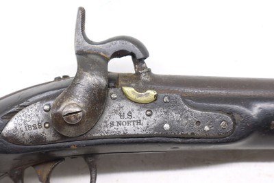 Simeon North U.S. Contract 1828 Navy Flintlock Pistol 54BP Civil War - Image 5 of 21
