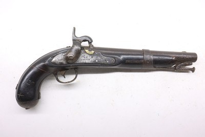 Simeon North U.S. Contract 1828 Navy Flintlock Pistol 54BP Civil War - Image 1 of 21