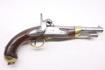 French Mutzig Production Military Percussion Pistols Dated 1826 - Image 1 of 23