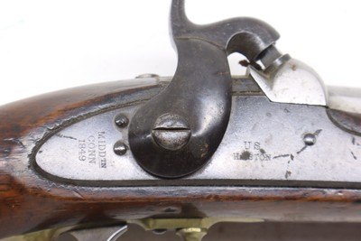 U.S. Henry Aston Model 1842 Percussion Pistol Dated 1849 54 BP - Image 3 of 21