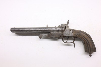 Spanish Pinfire Double Barrel Coat Pistol - Image 21 of 21