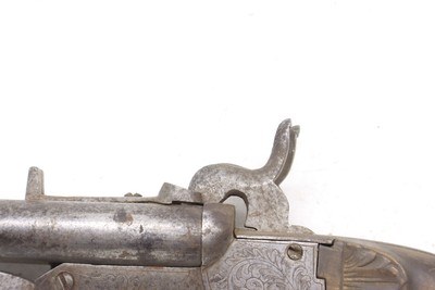 Spanish Pinfire Double Barrel Coat Pistol - Image 18 of 21