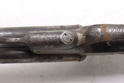 Spanish Pinfire Double Barrel Coat Pistol - Image 14 of 21