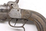 Spanish Pinfire Double Barrel Coat Pistol - Image 17 of 21