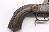 Spanish Pinfire Double Barrel Coat Pistol - Image 7 of 21
