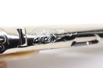 Colt 1908 Nickel Pearl factory engraved B Expert Custom shop - Image 7 of 18