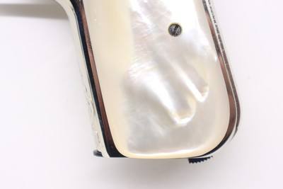 Colt 1908 Nickel Pearl factory engraved B Expert Custom shop - Image 12 of 18