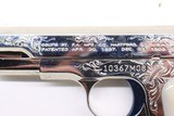 Colt 1908 Nickel Pearl factory engraved B Expert Custom shop - Image 14 of 18