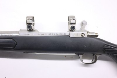 Ruger Mm77 Mark II Zytel Boat Oar Stock 7mm Remington Mag 1" Rings 1995 - Image 16 of 20