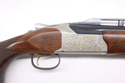 Browning 825 Trap Golden Clays Adj stock 2025 Demo 0183554002 - Image 1 of 20