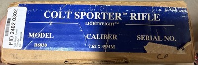 Colt Sporter Lightweight 7.62x39 AR15 Blue label in box - Image 2 of 20