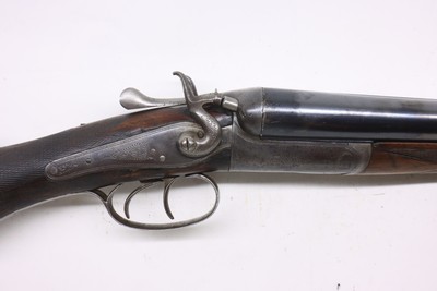 English Hammer side by side 12ga 30