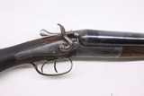 English Hammer side by side 12ga 30